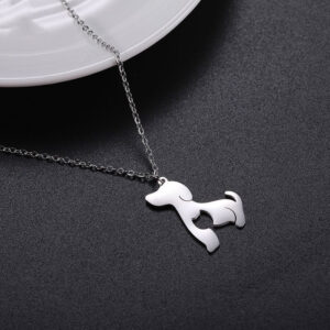 Radiate Love: Sweetheart Dog Cat Necklace, a heartfelt tribute to the bond between pets and their devoted owners